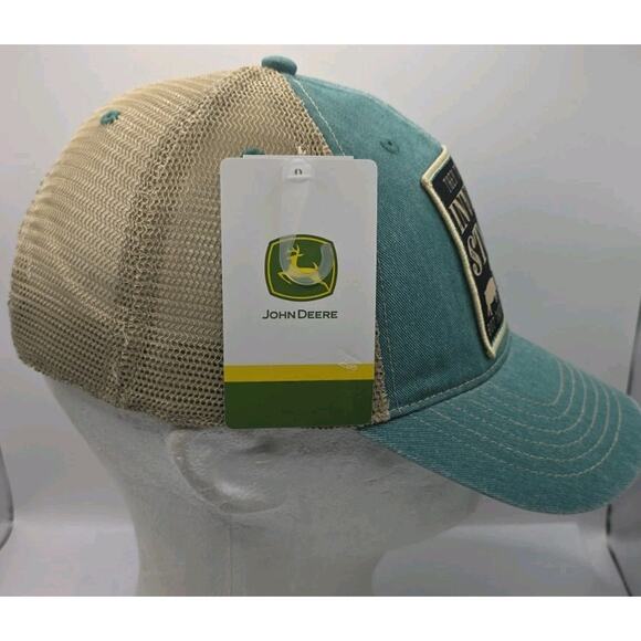 John Deere Top Of The World Trucker Hat They Told Me To Invest In Stock NWT - Picture 2 of 11